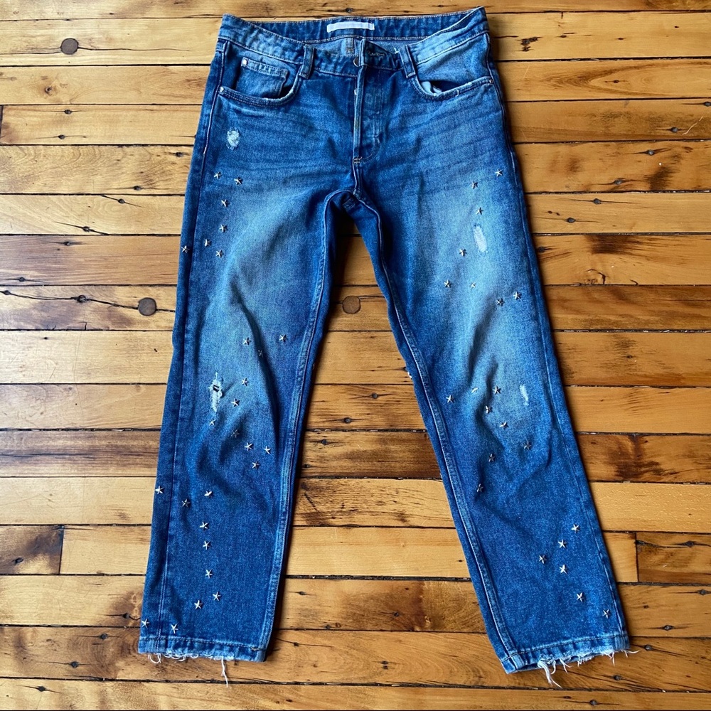Zara studded star jeans